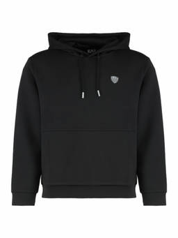 EA7 Emporio Armani - Black Technical Fabric Hoodie