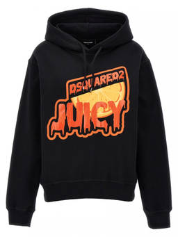 Dsquared2 - Black Logo Print Hoodie
