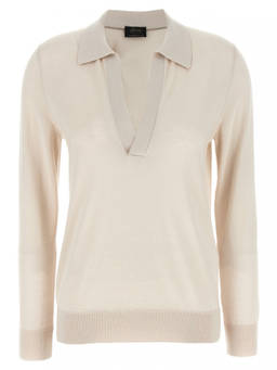 Brioni - Beige Polo T-Shirt