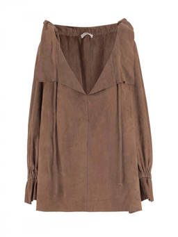 By Malene Birger - Brown Relaxed Solid Top (XXXS)