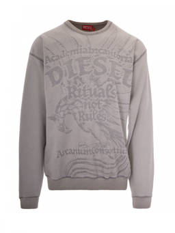 Diesel - Medium Grey Crew Neck Sweatshirt