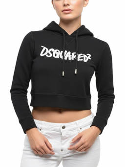 Dsquared2 - Black Logo Hood Sweatshirt