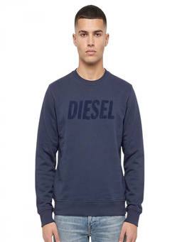 Diesel - Navy Blue Logo Sweatshirt