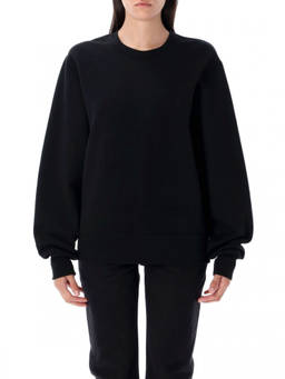 Saint Laurent - Black Fleece Crewneck Sweatshirt