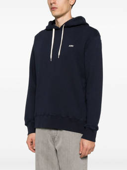 Autry - Blue Logo Embroidery Hoodie