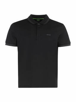 Boss - Black Regular Fit Logo Polo T-Shirt (XS)