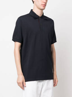 Paul Smith - Dark Blue Cotton Polo T-Shirt