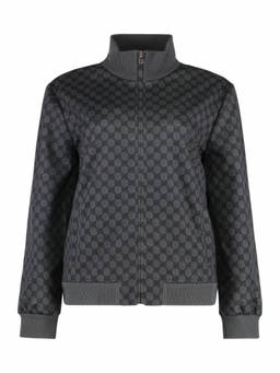 Gucci - Black Turtle Neck Printed Jacket (XS)