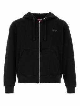 Kenzo - Black Logo Regular Hoodie