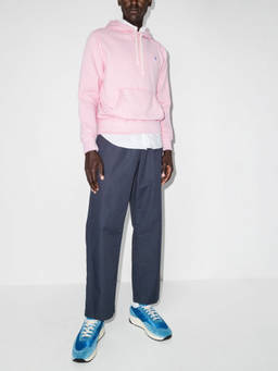 POLO RALPH LAUREN - RALPH LAUREN Light Pink Sweatshirt With Logo