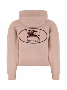 Burberry - Light Pink Logo Hood Sweatshirt (XS)