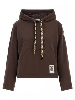 Moncler - Brown Logo Hood Sweatshirt