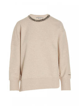 Stella McCartney - Beige Crew Neck Sweatshirt (XXS)