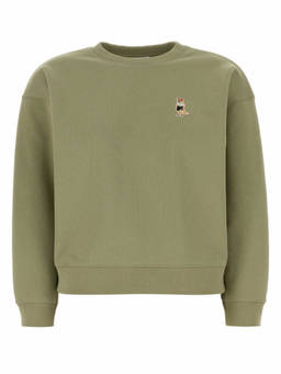 Maison Kitsune - Green Crew Neck Sweatshirt