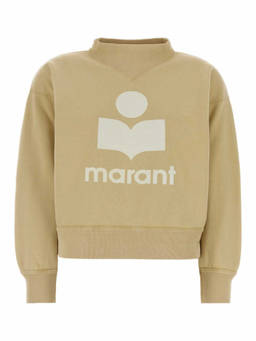 Isabel Marant - Beige Mock Collar Sweatshirt