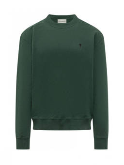 AMI Paris - Green Crew Neck Sweatshirt
