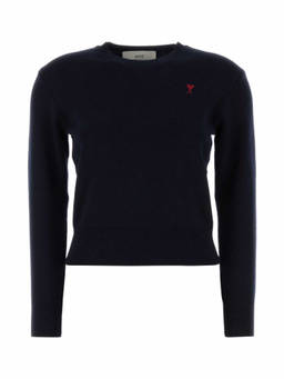 AMI Paris - Navy Blue Wool Sweater