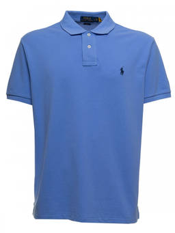 POLO RALPH LAUREN - RALPH LAUREN Blue Pony Embroidery Polo T-Shirt (S)