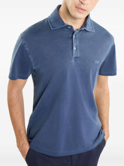 Fay - Blue Logo Polo T-Shirt (S)