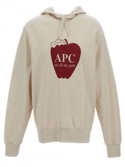 A.P.C. - Beige Hood Sweatshirt