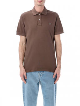 ERL - Brown Solid Shirt Collar Polo T-Shirt