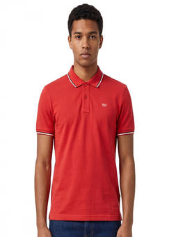 Diesel - Red Shirt Collar Polo T-Shirt