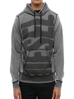 Diesel - Grey Regular Logo Hoodie (S)