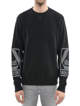 Diesel - Black Crew Neck Sweatshirt