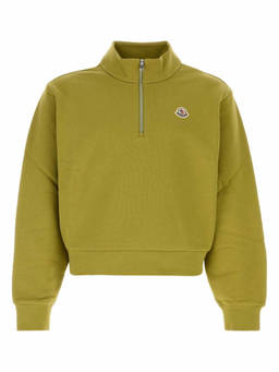 Moncler - Lime Green Zip-Up Sweatshirt