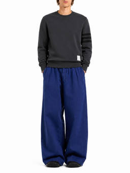 Thom Browne - Charcoal Grey Solid Sweatshirt