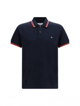 Vivienne Westwood - Dark Blue Logo Polo T-Shirt