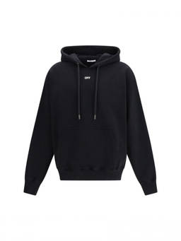 OFF-WHITE - Black Regular Logo Hoodie (S)