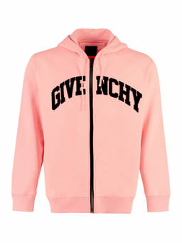 Givenchy - Coral Full Zip Logo Hoodie