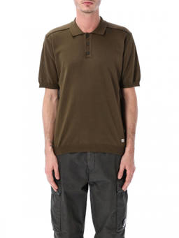 C.P. Company - Olive Cotton Polo T-Shirt