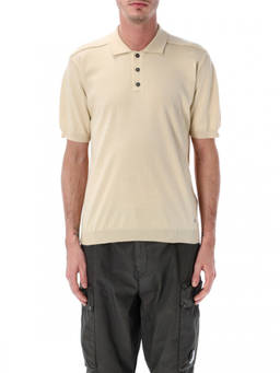 C.P. Company - Beige Cotton Polo T-Shirt