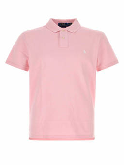 POLO RALPH LAUREN - RALPH LAUREN Pink Logo Polo T-Shirt