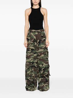 VETEMENTS - Black Ribbed-Knit Tank Top