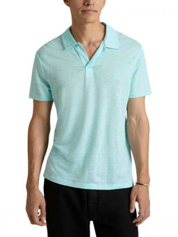 Vilebrequin - Blue Solid Shirt Collar Polo T-Shirt