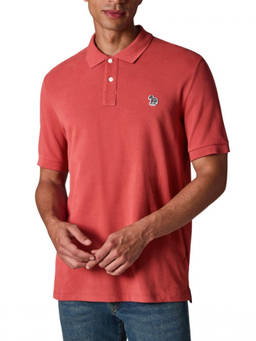 Ps By Paul Smith - Pink Solid Shirt Collar Polo T-Shirt
