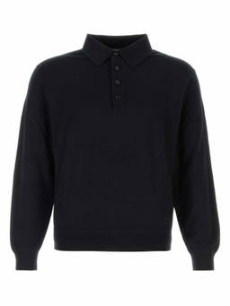 Tom Ford - Black Solid Shirt Collar Polo T-Shirt