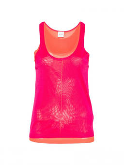 Paul Smith - Pink Scoop Neck Layered Tank Top