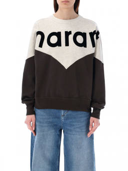 Marant Etoile - Multi-Color Flocked Logo Sweatshirt