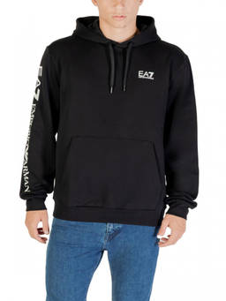 EA7 Emporio Armani - Black Logo Hoodie