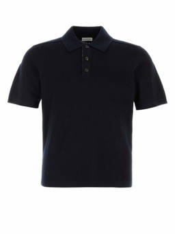 Burberry - Dark Navy Solid Polo T-Shirt (S)