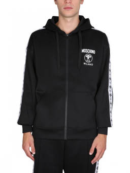 Moschino - Black Regular Logo Hoodie