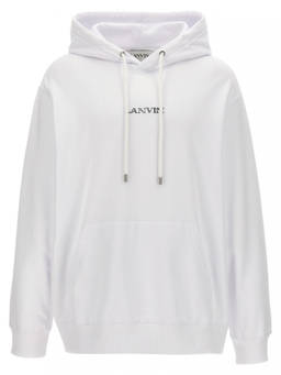 Lanvin - White Logo Oversized Hoodie (S)