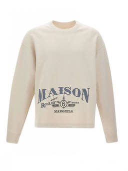 MM6 Maison Margiela - Off White Graphic Sweatshirt