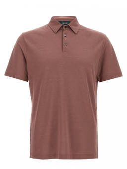 Zanone - Brown Ice Cotton Polo T-Shirt