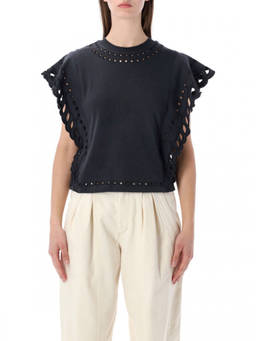 Marant Etoile - Black Crew Neck Top