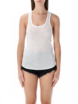 Marant Etoile - White Round Neck Tank Top (S)